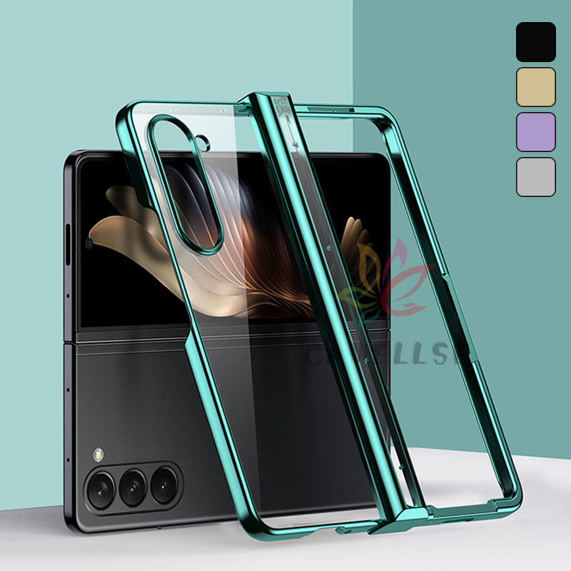 เคสโทรศัพท์มือถือแบบใส กันกระแทก สําหรับ Samsung Galaxy Z Fold 5 Z Fold 4 Z Fold 3