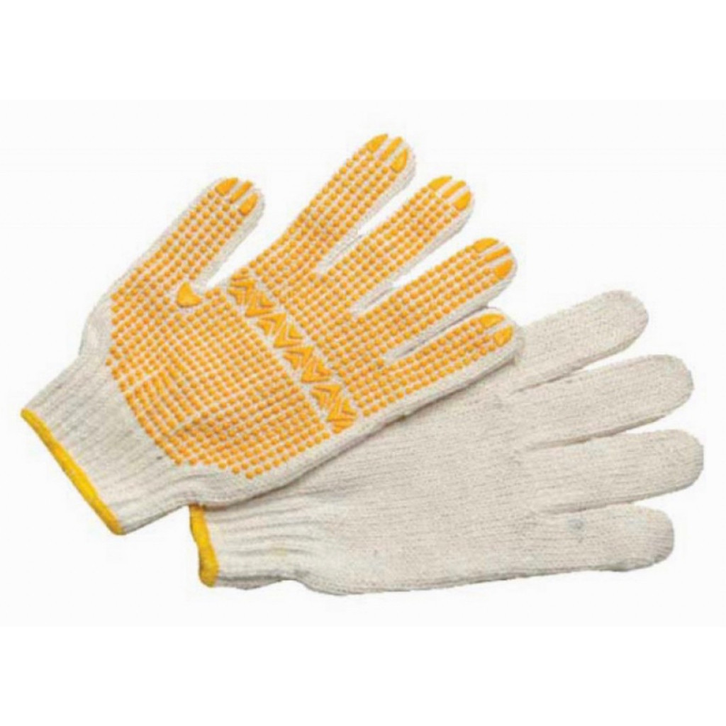 Total ถุงมือผ้า คอตตอน กันลื่น 6 ขีด รุ่น TSP11102