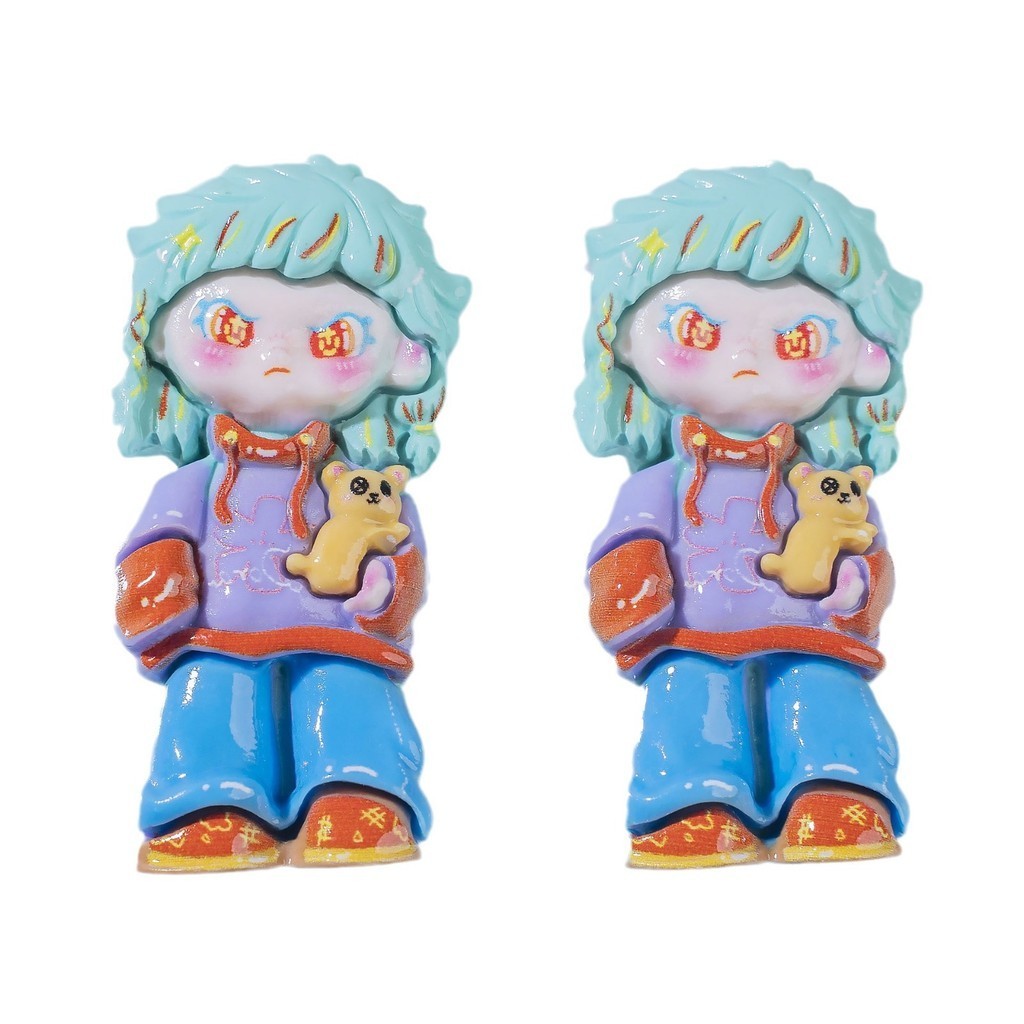 [17 #] จี้เรซิ่น รูปหมู Dora Cross-Dressing สําหรับตกแต่งเคสโทรศัพท์มือถือ รองเท้า diy ZQ