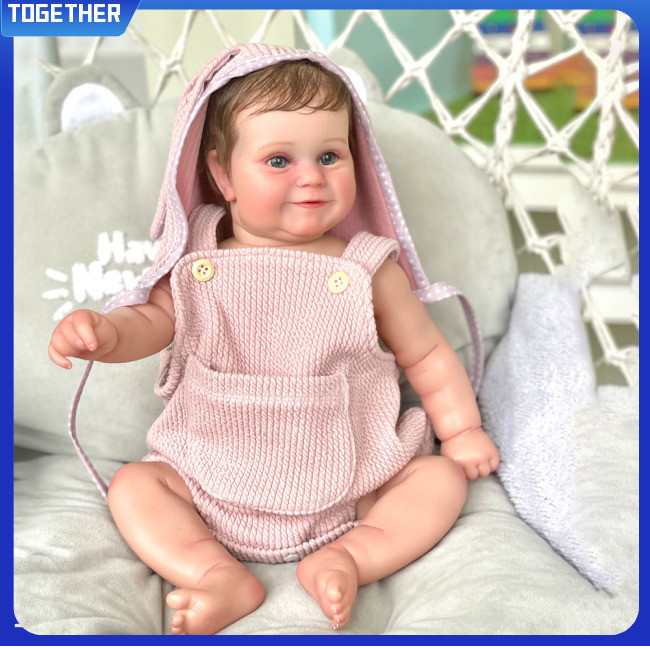 Tog ตุ๊กตาเด็กทารกเสมือนจริง ซิลิโคนนิ่ม ยืดหยุ่น แฮนด์เมด ขนาด 50 ซม. สําหรับเป็นของขวัญวันเกิด
