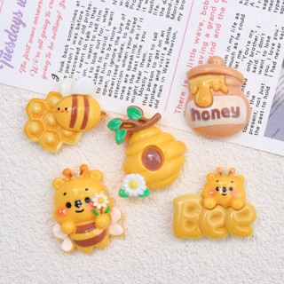 เครื่องประดับ กิ๊บติดผมเรซิ่น ลายการ์ตูนผึ้งน่ารัก แบบสร้างส…