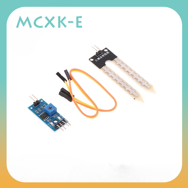 Mcxk-e โมดูลเซนเซอร์วัดความชื้นในดิน สําหรับหุ่นยนต์รถยนต์ DIY