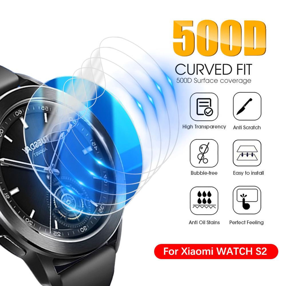 ฟิล์มไฮดรอลิกใส - สําหรับ Mi Watch S3 - ป้องกันลายนิ้วมือ - กันน้ํา - ฟิล์มกันรอยการ์ด - ฟิล์มกันรอยหน้าจอ HD - ฟิล์มความละเอียดสูง