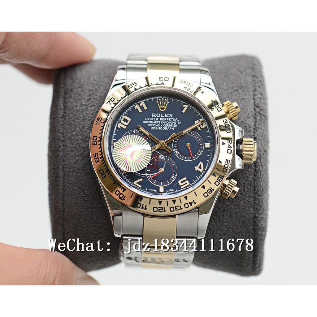 Rolex Cosmograph Daytona series นาฬิกาข้อมือกลไกอัตโนมัติ สามตา