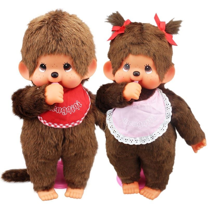 【พร้อมส่ง】monchhichi monchichi monchichi พวงกุญแจ Plush Toy Boy Girls Lovers Stuffed Doll Desktop Decor Gifts