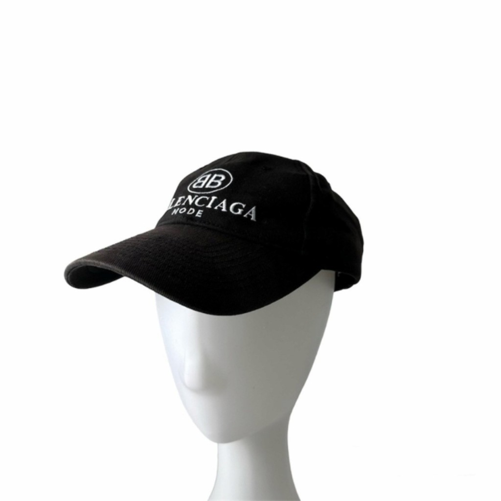 Balenciaga BALENCIAGA BB Logo Cap Cap Hat Mens Black Direct from Japan Secondhand
