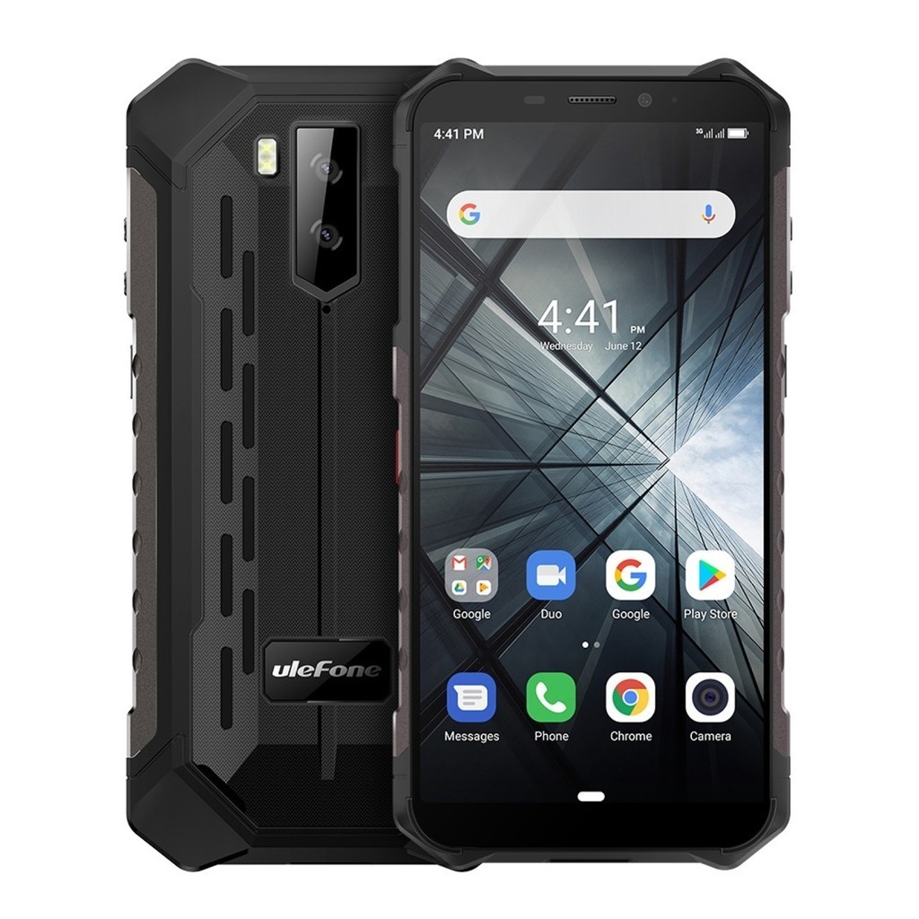Ulefone Armor สมาร์ทโฟน X3 2GB 32GB IP68 กันน้ํา 5.5 นิ้ว Android 9.0 MT6580 Quad Core 5000mAH
