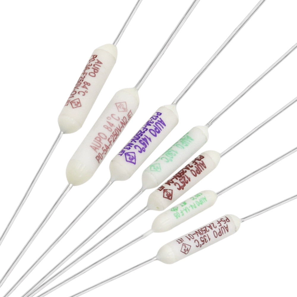 5pcs อุณหภูมิฟิวส์ JET RF AUPO 1A 2A 3A 5A 250V 84/102/115/125/130/135/145/150C องศา