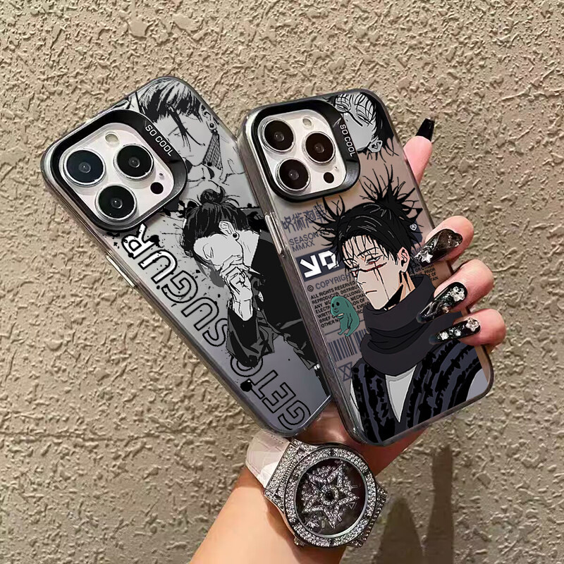 อะนิเมะ Jujutsu Kaisen สําหรับ Iphone 16 Pro Max 11 12 13 14 15 Pro Max 14 15 Plus 11Pro 12 Pro โทรศัพท์มือถือกรณี Gojo Satoru Itadori Yuji กรณีพลาสติกแข็ง