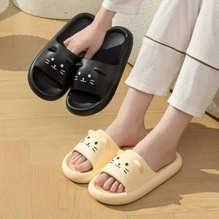 Destin🩰พร้อมส่งจากไทย🛒 (LT-113) รองเท้าแตะแบบสวม สไตล์น้องแมว พื้นนิ่ม ใส่สบาย เหมาะสำหรับใช้ในร่มและกลางแจ้ง