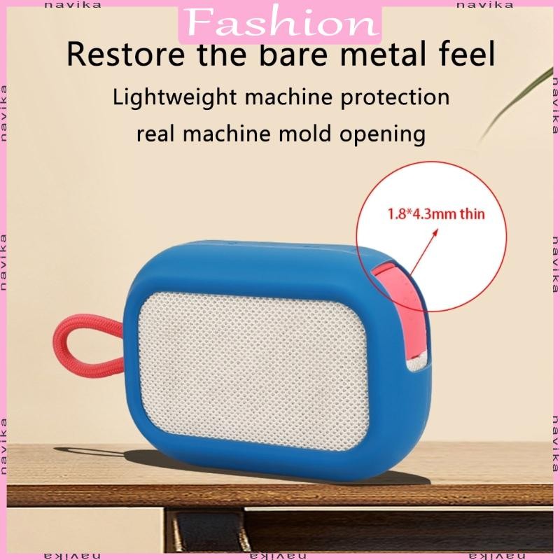 Nav Sleeve Scratchproof Case for Select 4 Go Bluetooth-Compatible Speaker Soft Cover เคสซิลิโคนแขนยืดหยุ่น