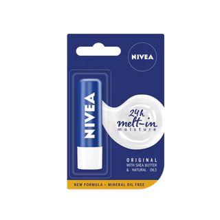 Nivea นีเวีย ลิป บาล์ม เดอะ คลาสสิค แคร์ริ่ง 4.8 กรัม