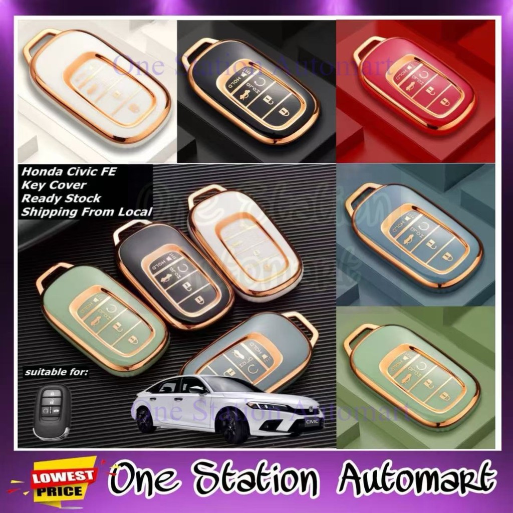 Tpu Remote เหมาะสําหรับ Honda HRV 2022 Honda Civic 2022 FE Keyless Smart Entry/ Push Start Key Cover