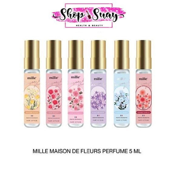 ** 1 แท่งเล็ก ** Mille Maison De Fleurs EDP มิลเล่ น้ำหอมสำหรับผู้หญิง 5ml. #น้ำหอมจิ่ว
