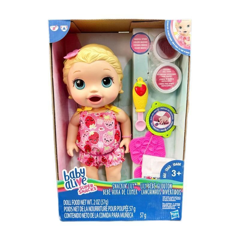 Baby alive Hasbro Naughty baby ตุ๊กตาจําลองน้ําดื่มเปลี่ยนผ้าอ้อม Play House ของเล่นเด็กผู้หญิง