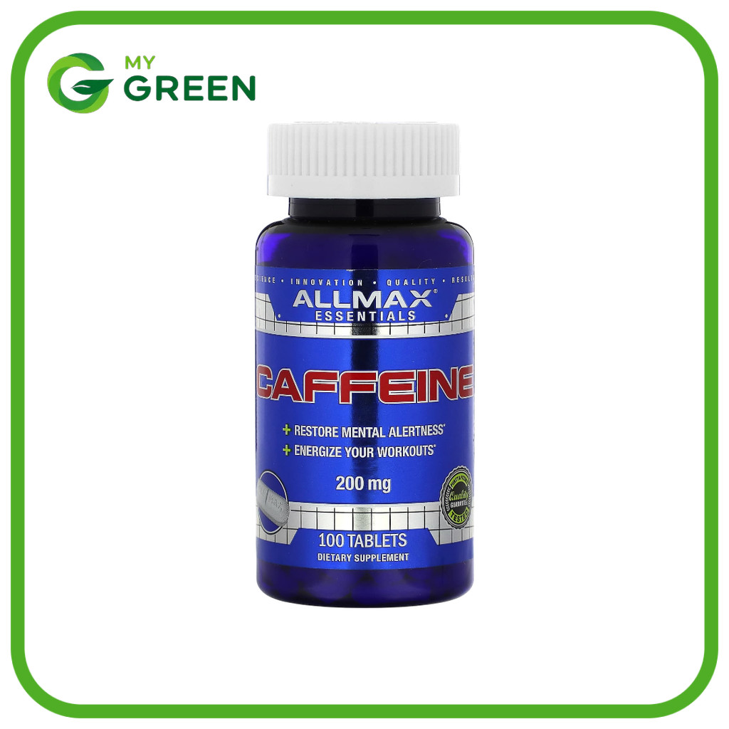 ALLMAX Essentials  Caffeine, 200 mg 100 Tablets