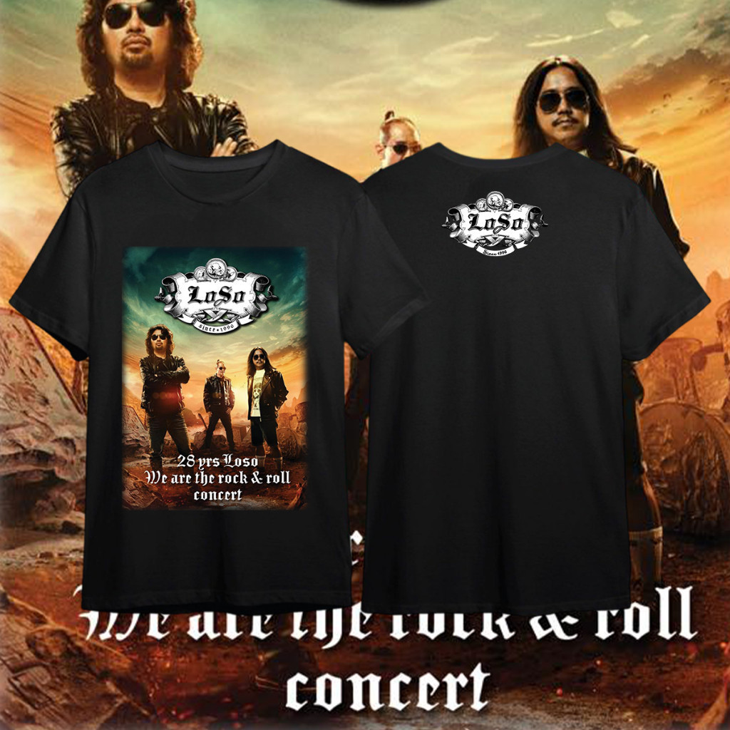 Sek Loso 28th เสื้อยืดวงร็อกเกอร์ เสก โลโซ ผ้าใส่สบายราคาเบาๆ เสื้อยืดคอตตอนกระบวนการพิมพ์