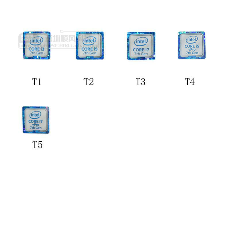 สติ๊กเกอร์ 7th Generation Performance สติ๊กเกอร์ Notebook Desktop COREi3 i5 i7 สติ๊กเกอร์ 7th Genera