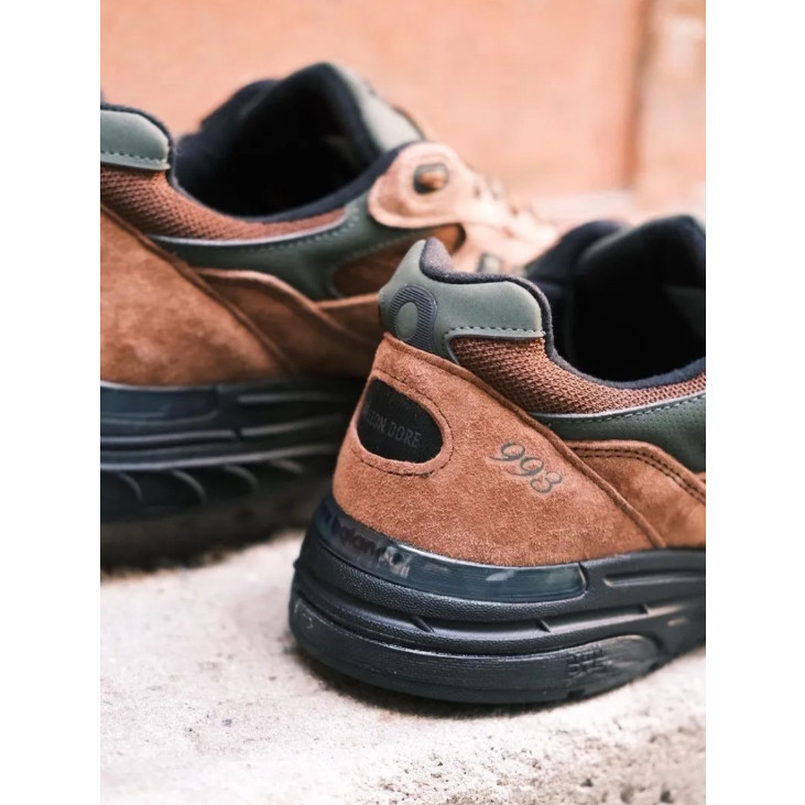 【ของแท้ 100%】New Balance NB 993 ALD Running shoes brown แฟชั่น