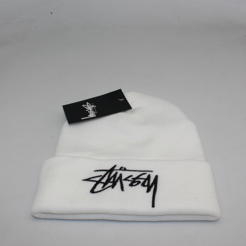 K หมวกถัก Warm Windproof Brimless หมวก Hip Hop หมวกทําด้วยผ้าขนสัตว์หมวกคู่ beanies หมวก
