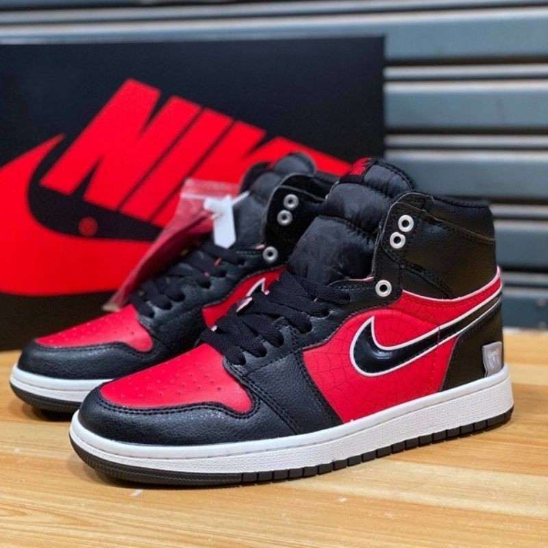 Nike Air Jordan High Spider Man ️ Unisex ใส่ได้ทั้ง ชาย หญิง [ ของแท้ พร้อมส่งฟรี ] รองเท้า Hot sa
