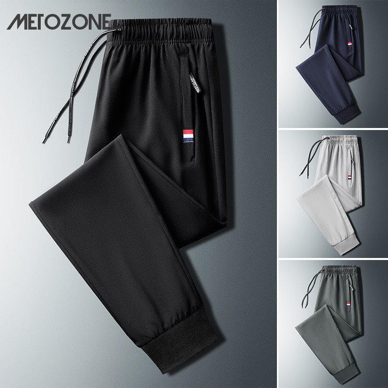 Metozone กางเกงกีฬา ขายาว เก้าส่วน ลําลอง ระบายอากาศ พลัสไซซ์ แฟชั่นฤดูใบไม้ผลิ และฤดูใบไม้ร่วง