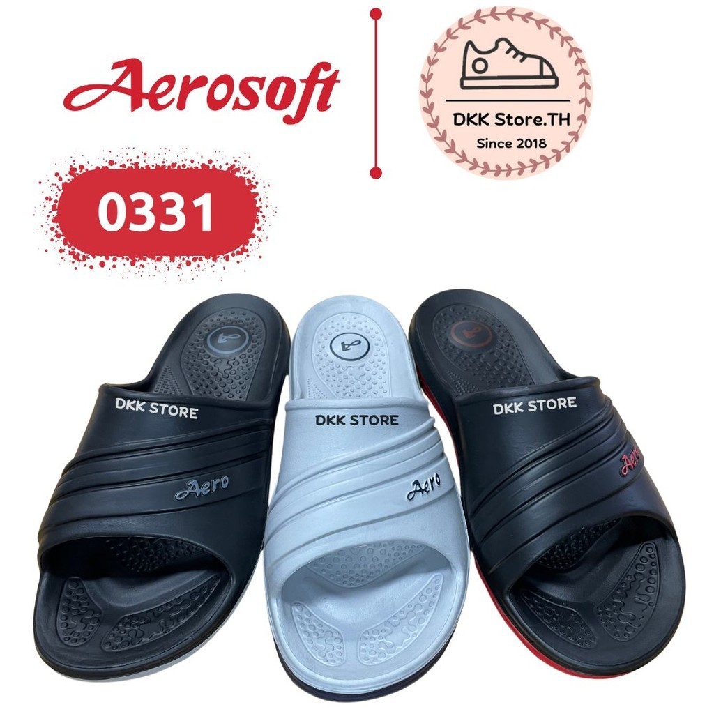 DKK.TH Aerosoft (แอโร่ซอฟ) รองเท้าแตะสวมผู้ชาย รุ่น M0331