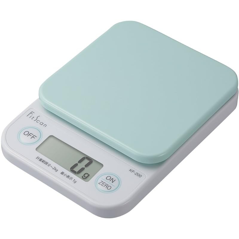 Tanita Cooking Scale Kitchen Scale Cooking Digital 2kg 1g Increment Green KF-200 GR