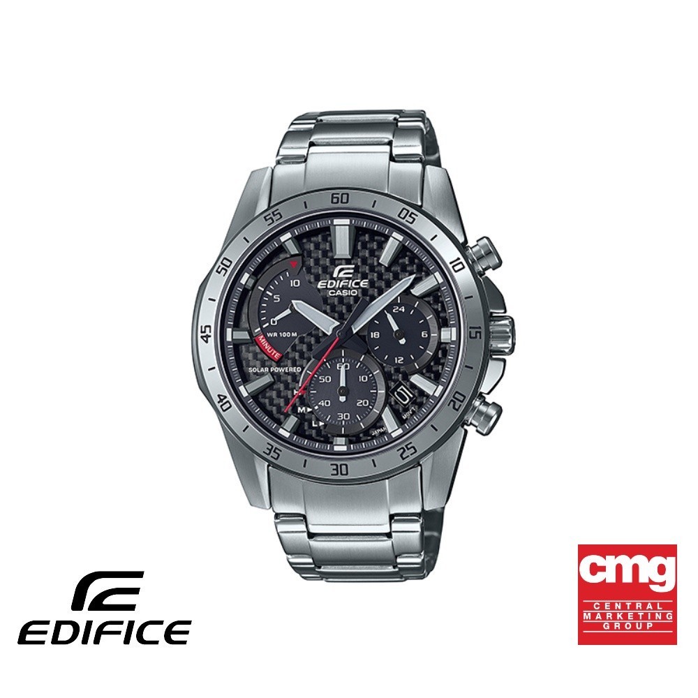 CASIO นาฬิกาข้อมือผู้ชาย EDIFICE รุ่น EQS-930D-1AVUDF วัสดุสเตนเลสสตีล สีดำ