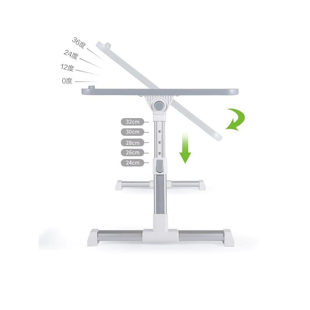 Multifuntional Laptop Table โต๊ะคอมพิวเตอร์แล็ปท๊อป อเนกประสงค์ โต๊ะวางโน๊ตบุ๊ค พับได้ ปรับสูงต่ำได้