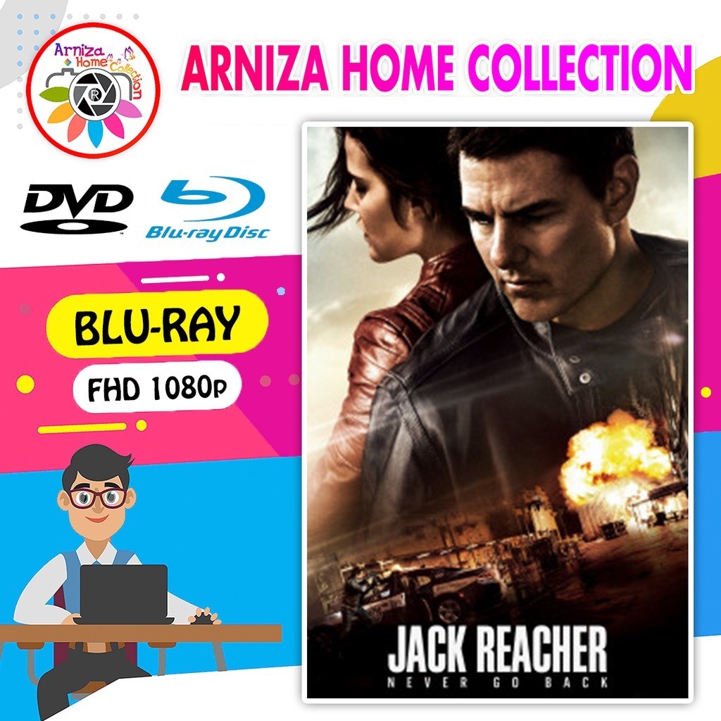 Bluray Jack Reacher DVD Cassette: Never Go Back
2016