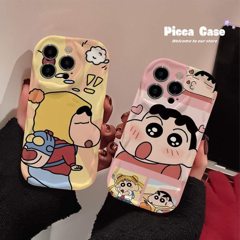 เคสโทรศัพท์มือถือ ลายการ์ตูนชินจังน่ารัก สําหรับ Realme C55 C51 C53 Note 50 11 5s 5 C25 C15 C17 C35 C31 C30 C21Y C3 C11 C33 7 6i 5i 8i C21 C12 C20 C25Y C25s C17 Narzo N53