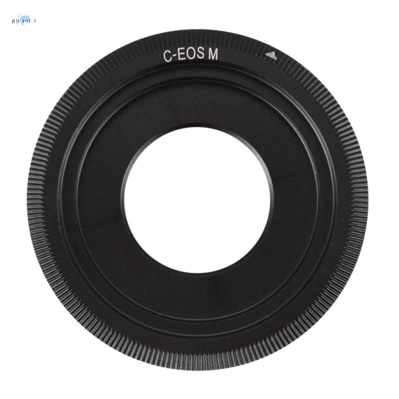 【jdfhsffd】แหวนอะแดปเตอร์เลนส์กล้อง Cctv C-EOS M สีดํา สําหรับ Canon EOS M M2 M3