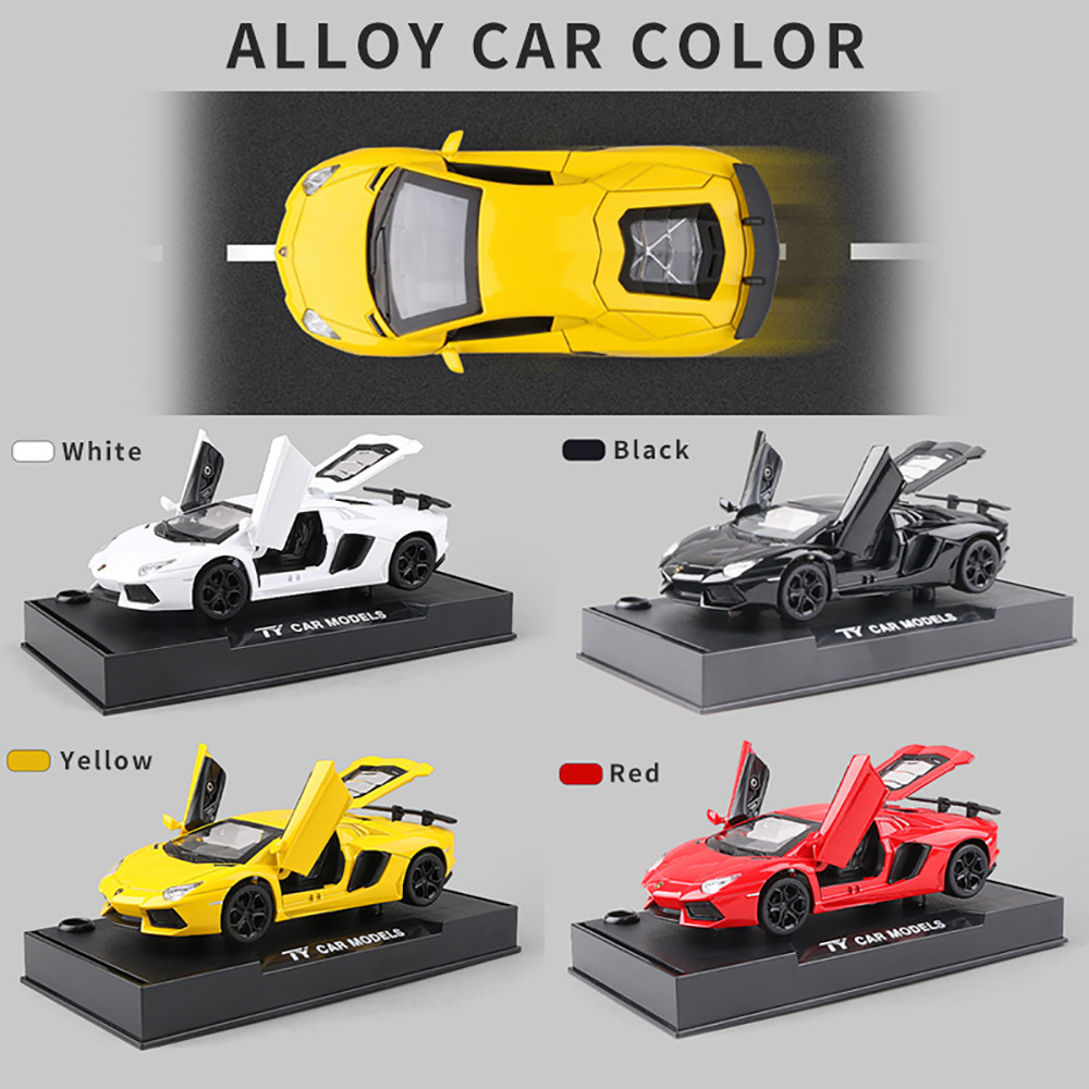 Klt 1:32 LP740 Supercar Diecast รุ่นรถโลหะผสมรถของเล่นคอลเลกชันของขวัญสําหรับเด็กเด็กผู้หญิง
