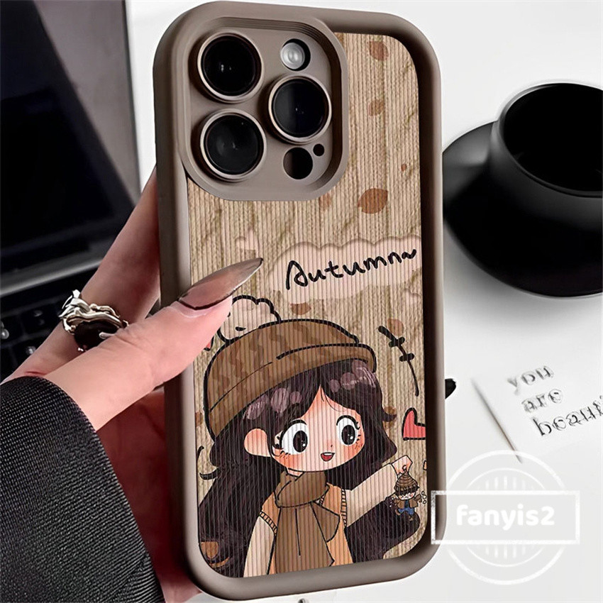 Vivo Y03 Y18E Y28 Y100 Y17s Y27 V25e Y02 Y16 Y35 Y36 Y17 Y15 Y12 Y11 Y02s Y22s Y15A Y21s Y20 Y20S Y20i Y12s Y95 คู ่ การ ์ ตูนน ่ ารักโทรศัพท ์ กรณีเลนส ์ ป ้ องกันด ้ านหลัง