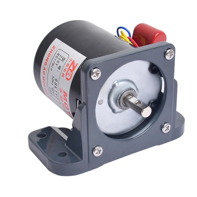 220v เกียร์ลดมอเตอร์ Ac แม่เหล็กถาวรมอเตอร์ซิงโครนัสพร้อม Mount 68ktyz 70ktyz 2.5-110rpm Y