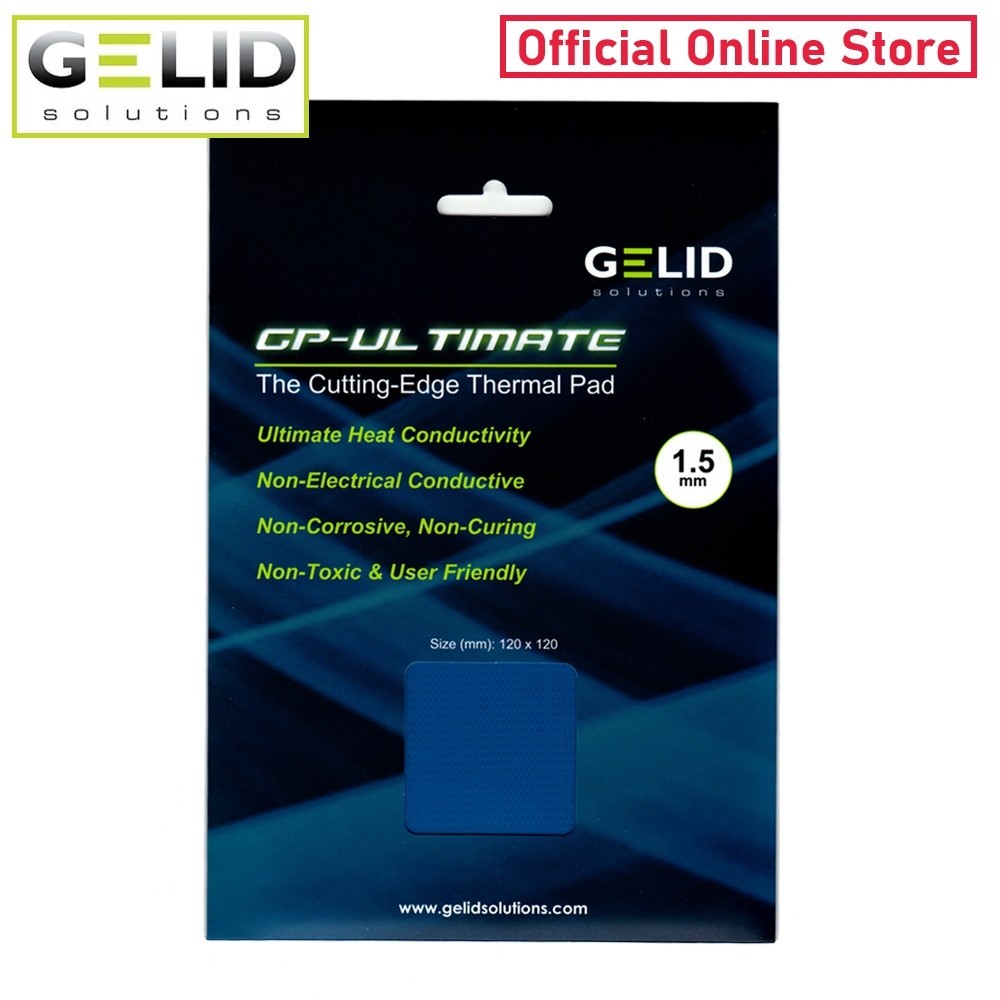 [Gelid Solutions Store] GP-ULTIMATE Thermal Pad 120x120x1.5 mm./15.0 W/mK (TP-GP04-S-C)