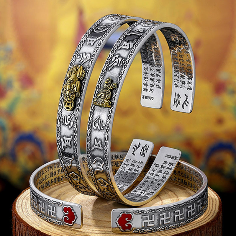 สร้อยข้อมือ จี้รูปหัวใจ สไตล์เรโทร นําโชค สําหรับเครื่องประดับ