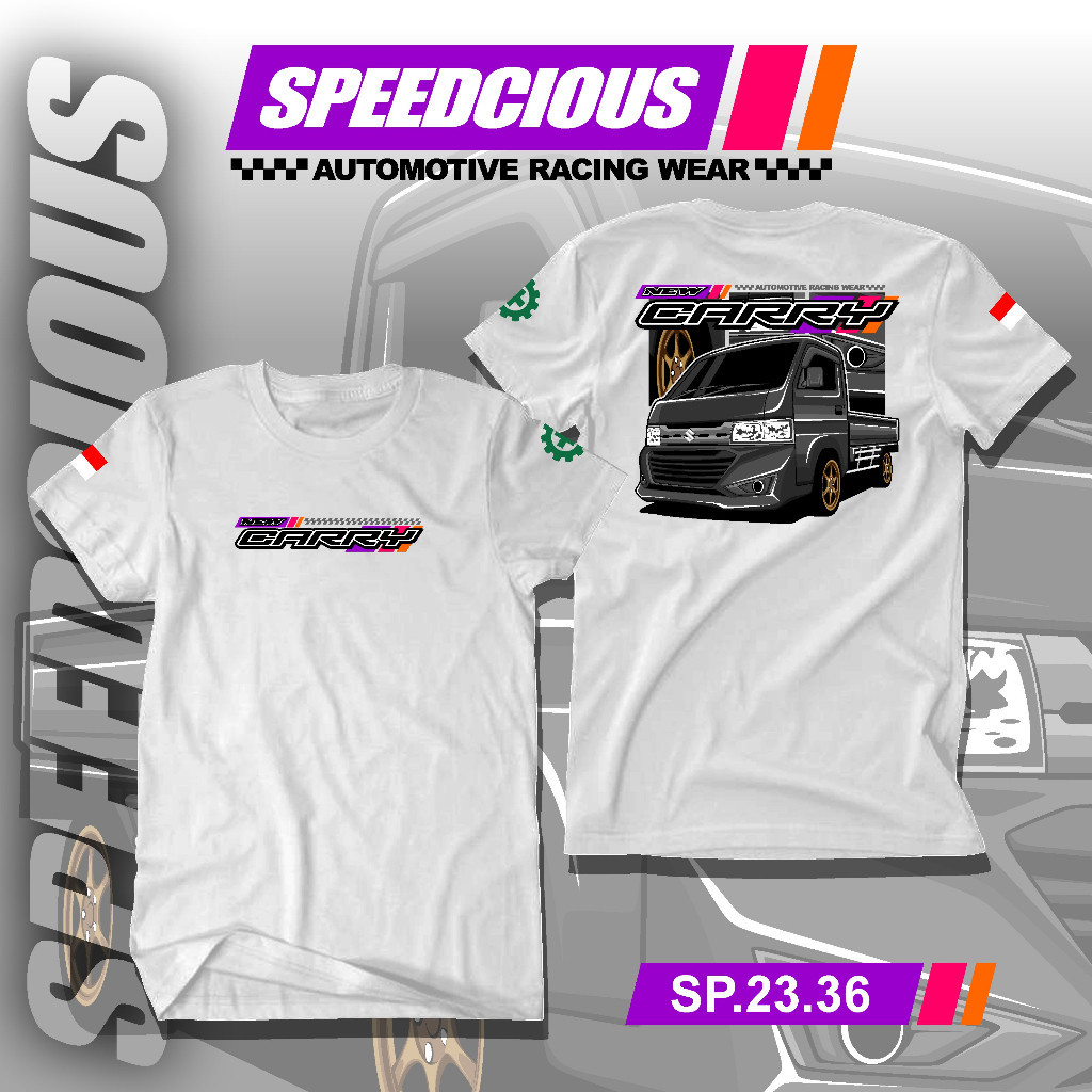 KATUN Suzuki New Carry Pickup Car T-shirt Modification Diesel Truck T-shirt Screen Print Flag Sleeve