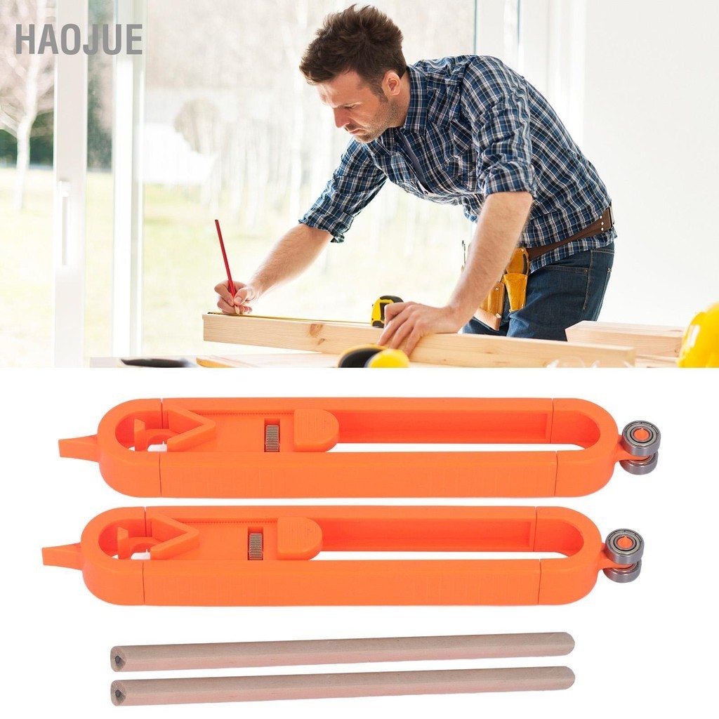 HaoJue Contour Gauge ABS Profile Duplicator Shape Outline เครื่องมือสำหรับงานไม้