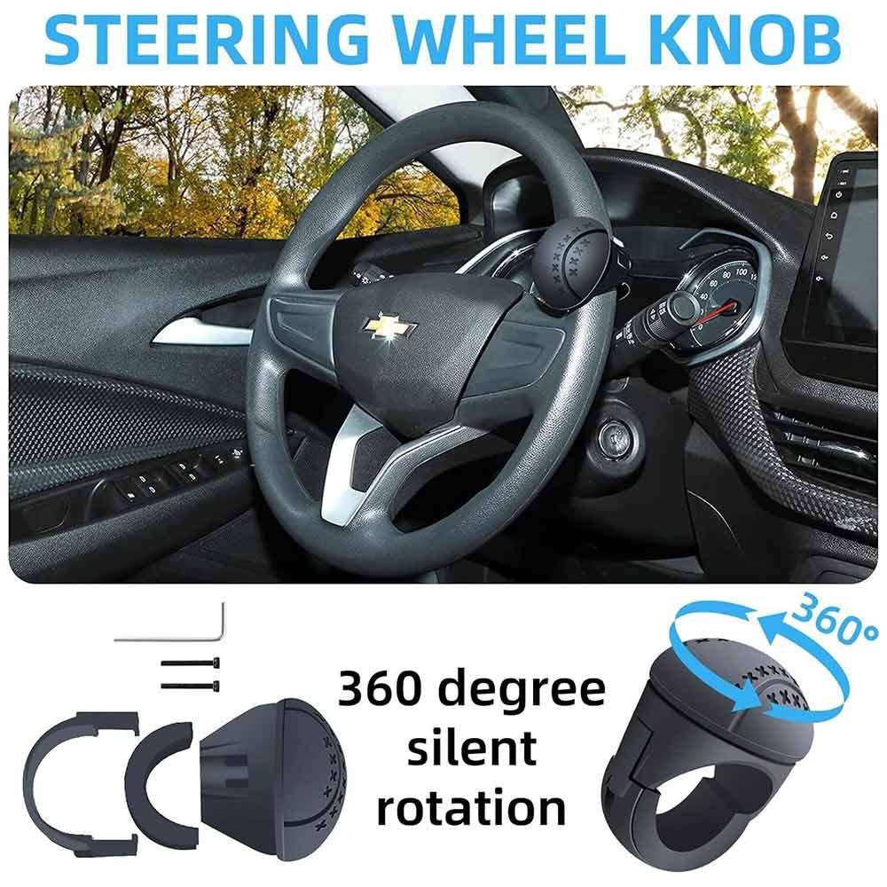Car Steering Wheel Spinner Knob Power Handle Ball Hand Control Ball Car Grip Knob Turning Helper Cars Auxiliary Booster

