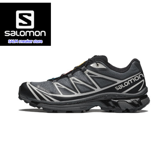 ของแท้ 100% SALOMON XT-6 GORE-TEX  Black grayสีดำ EXPANSE GORE TEX Monument Phantom รองเท้าผ้าใบสำหร