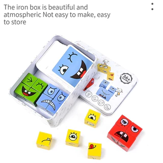 ฝึกความจำ ฝึกความไว เกมส์เสริมพัฒนาการลูกเต๋าใบหน้าเปลี่ยน