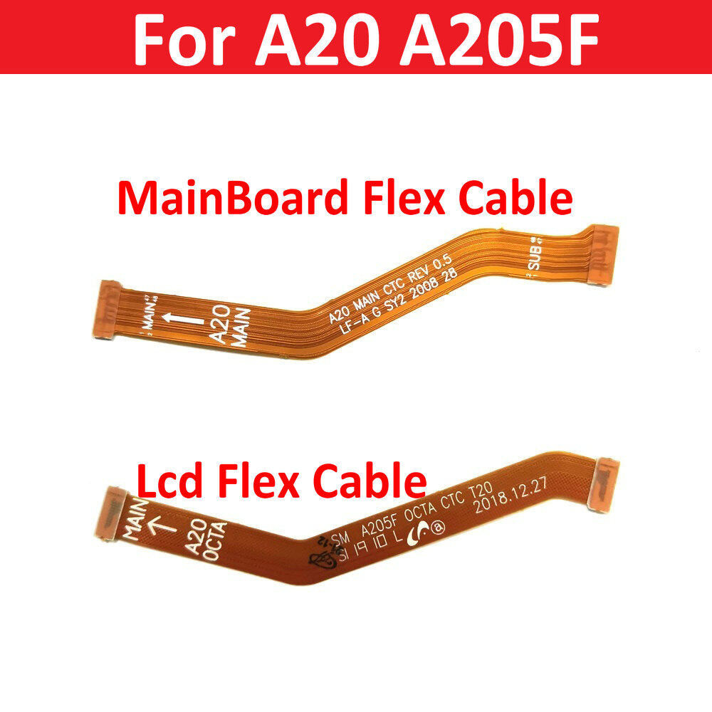 สายแพเชื่อมต่อเมนบอร์ดหน้าจอ LCD สําหรับ Samsung Galaxy A20 A205F SM-A205F