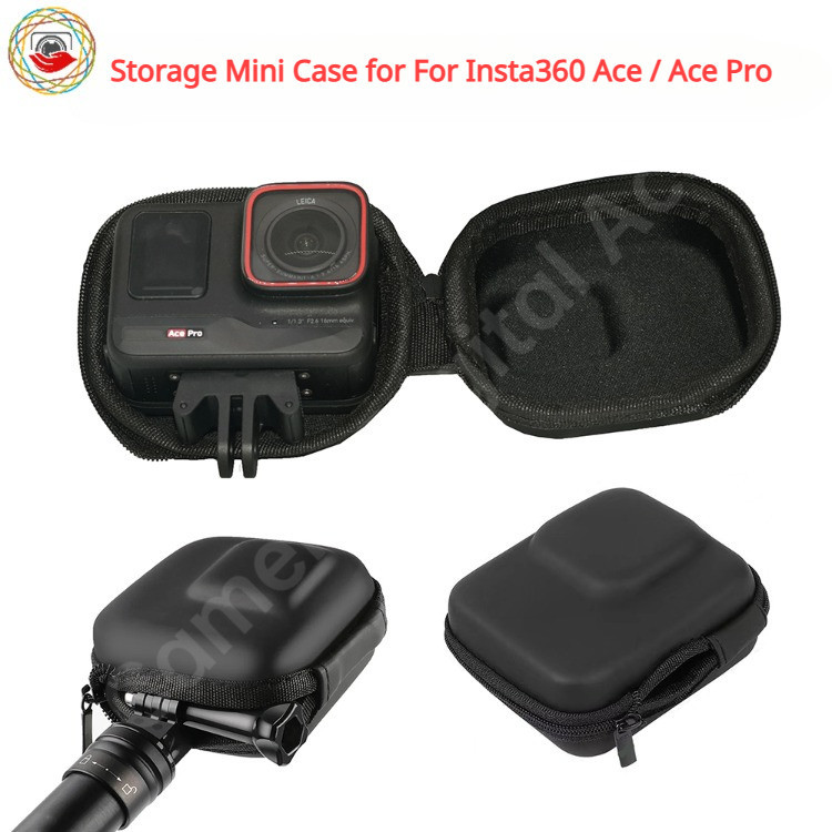 เคสกระเป๋าใส่กล้อง ขนาดเล็ก แบบพกพา กันน้ํา สําหรับ Insta360 Ace Pro Insta 360 Ace Ace Pro