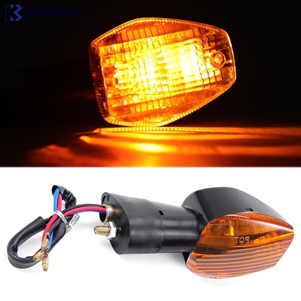 Okcatzone ไฟเลี้ยวรถจักรยานยนต์ ด้านหน้า หรือด้านหลัง สําหรับ HONDA CB400 SF CB 1300 600 900 Lamp B4G8 1 ชิ้น