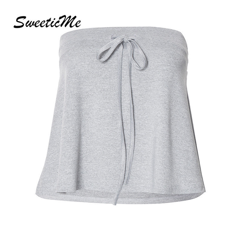 Sweeticme ใหม่ เสื้อท็อปลําลอง ทรงหลวม สีพื้น แฟชั่นสําหรับสตรี 2024