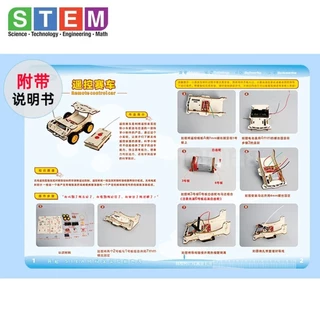 T-M77 ชุดประกอบไม้ รถบังคับ รีโมท Remote Control Racing Car Wooden Kit STEM Education ของเล่นเสริมทักษะ เสริมพัฒนาการ...