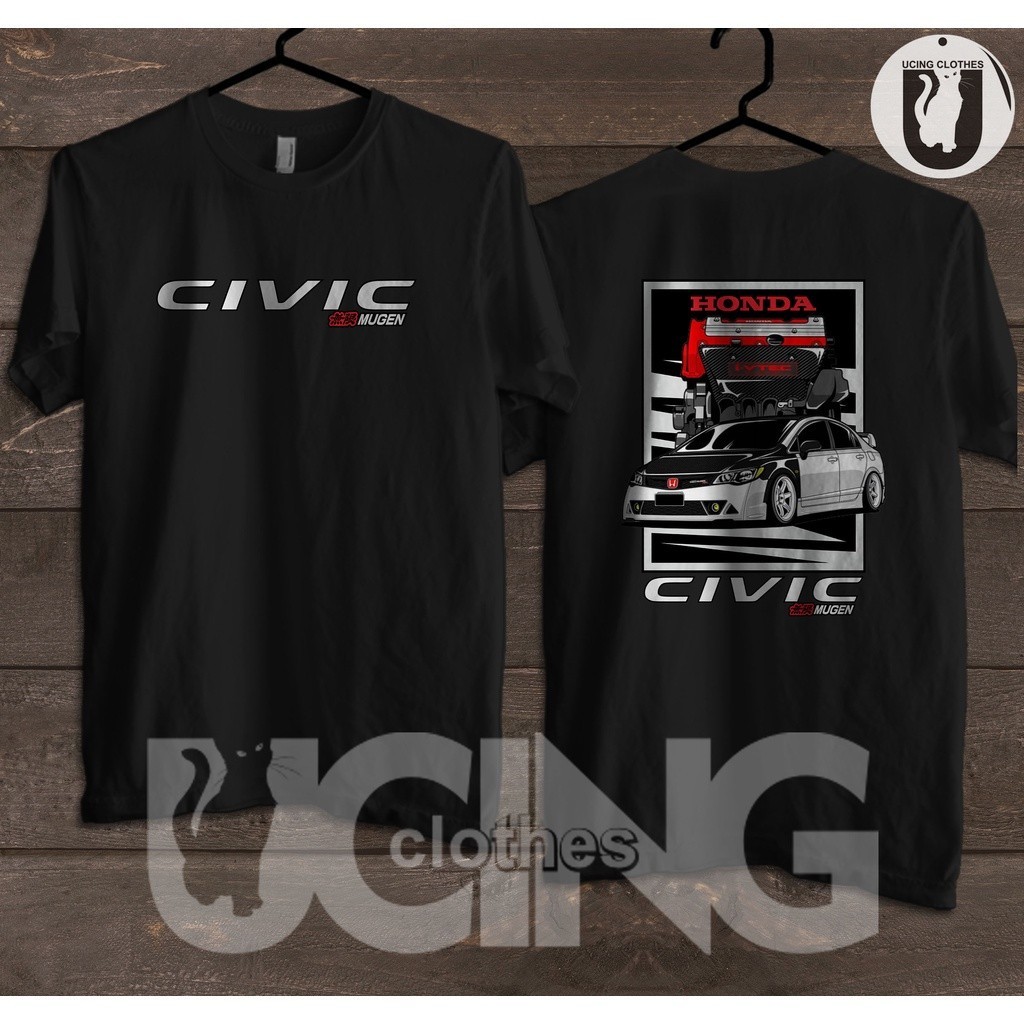 เสื้อยืด พิมพ์ลาย Honda CIVIC FD MUGEN SERIES 10 สําหรับยานยนต์ S-5XL