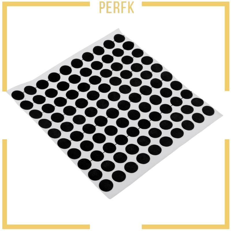 [Perfk] โต๊ะสนุกเกอร์ บิลเลียด มีกาวในตัว 12 มม. สีดํา 03 100 ชิ้น
